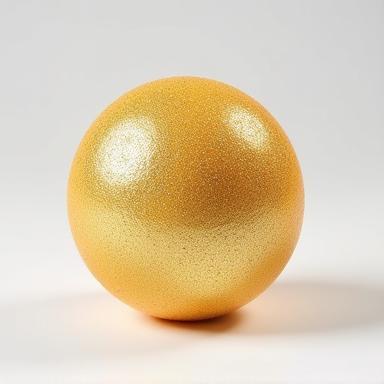 Gold glitter bath bomb