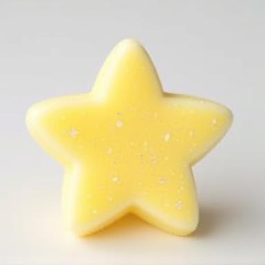 Sparkly star shaped bath bomb